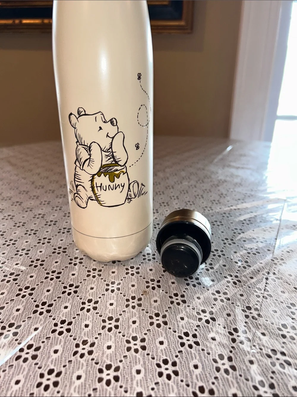 Primark Cream Stainless Steel Winnie the Pooh Insulated Bottle